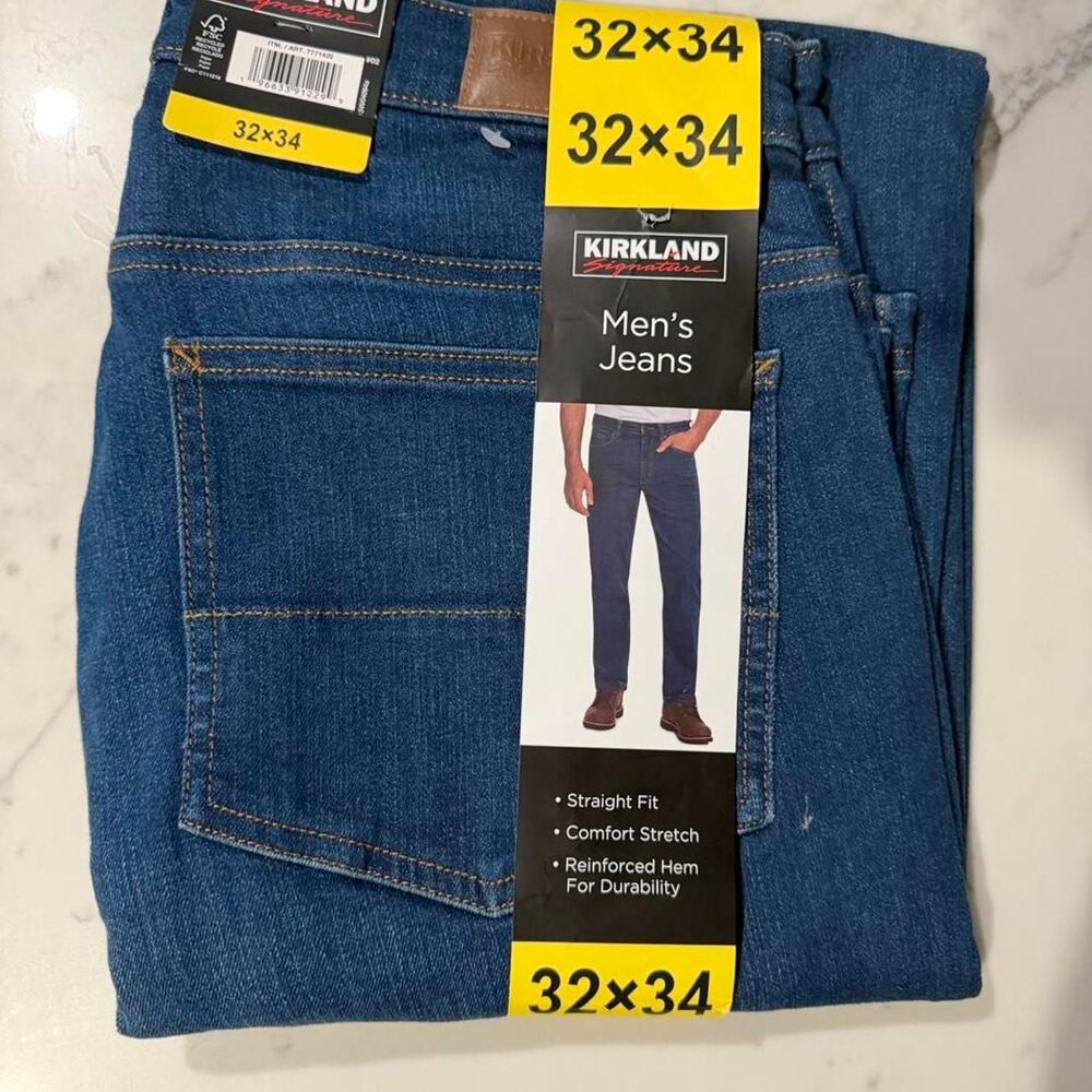 Costco Men's Blue and Navy Jeans